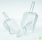 Rubbermaid Commercial Products Plastic Utility Ice Scooper, 6-Ounce, Clear, Dishwasher Safe Kitchen Scoop For Weddings/Bar/Ice Bucket/Kitchen/Popcorn