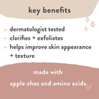 The Honest Company Mama'S Gotta Glow Face And Body Wash, Pregnancy Safe Clarifying Exfoliating Aha Cleanser, Packaging May Vary, 8 Fl Oz