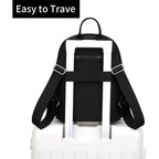 Tanweibago Mini Nylon Women Backpacks,11L Small Ladies backpacks Casual Lightweight Women Shopping Travel Daypack (Black)