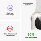 Apple Watch Se (2Nd Gen) (Gps + Cellular, 40Mm) - Starlight Aluminum Case With Starlight Sport Band, S/M (Renewed)