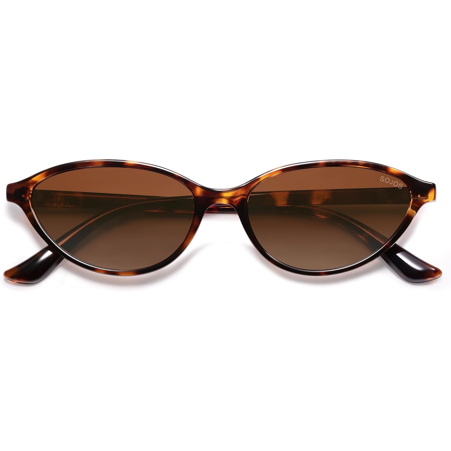 SOJOS Trendy Polarized Oval Sunglasses for Women Retro Chic 90s Shades Lightweight Sunnies SJ2656