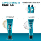 Redken Extreme Length Biotin Shampoo For Longer Hair – Promotes Healthy Hair Growth, Strengthens Damaged Hair, Prevents Hair Breakage, Infused With Biotin