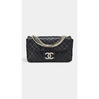 Chanel Women'S Pre-Loved Black Lambskin Westminster 10" Bag