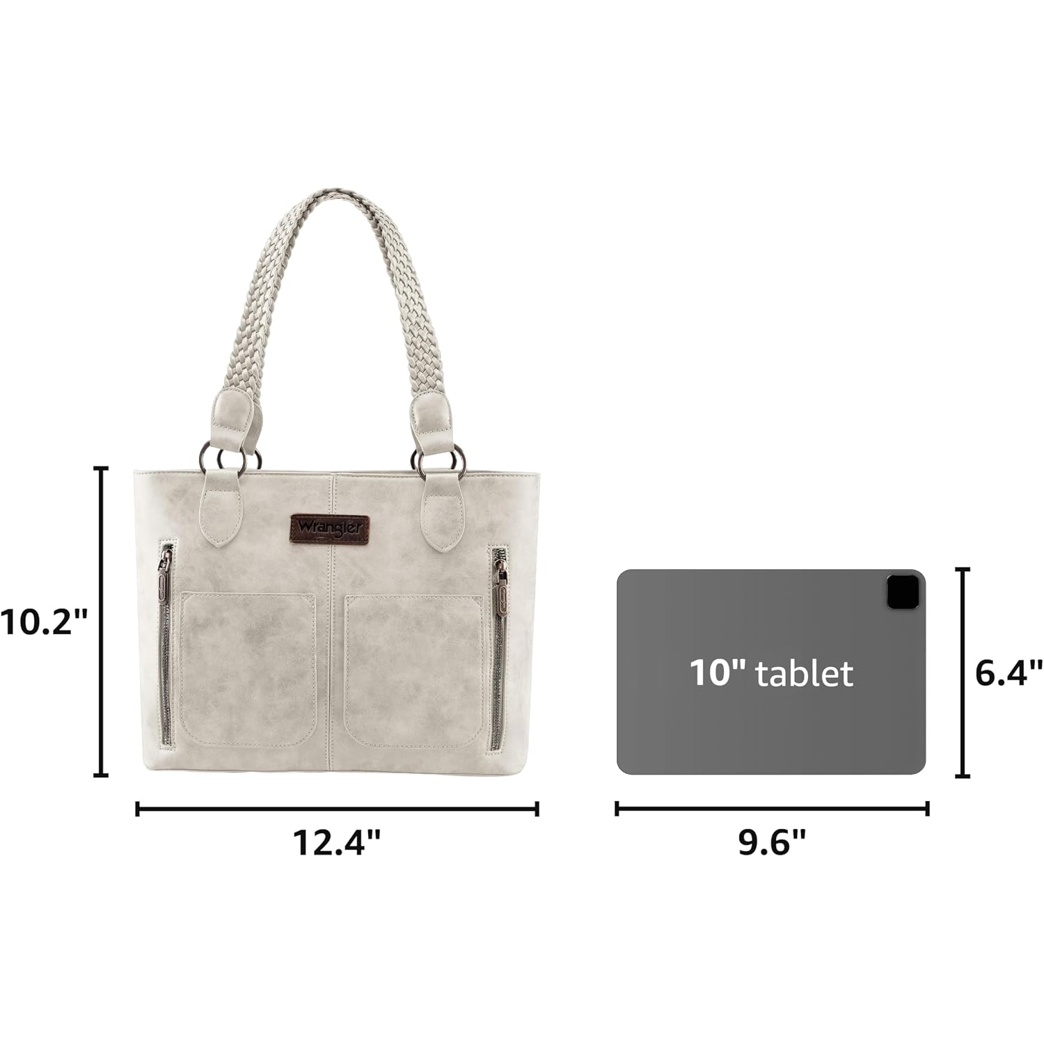 Wrangler Distressed Tote Bag For Women Western Purse Multi Pockets Handbags And Shoulder Bag