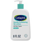 Cetaphil Gentle Exfoliating Sa Face Lotion, Lightweight Moisturizer For All Skin Types, 8 Oz Pump Bottle, Salicylic Acid, Mandelic Acid & Gluconolactone, Gently Exfoliates, Dermatologist Recommended
