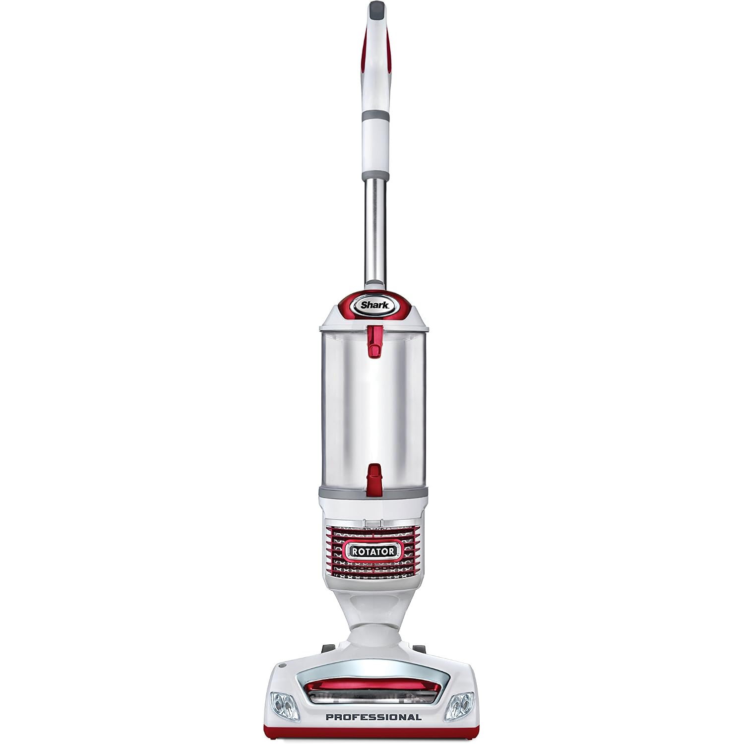 Shark Upright Vacuum Cleaner | Rotator Lift-Away | Pet Hair, Carpet & Hard Floor Cleaning | Dusting Brush, Upholstery & Crevice Tools | Hepa Filter | Swivel Steering | Headlights | White/Red | Nv501