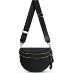 Checkered Nylon Crossbody Bag Bum Bag For Women Mom Large Checkered Fanny Packs With Adjustable Strap