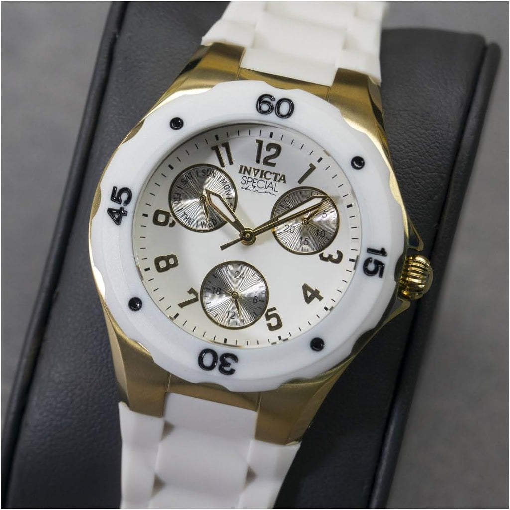 Invicta Women'S 18796 Angel Analog Display Japanese Quartz White Watch