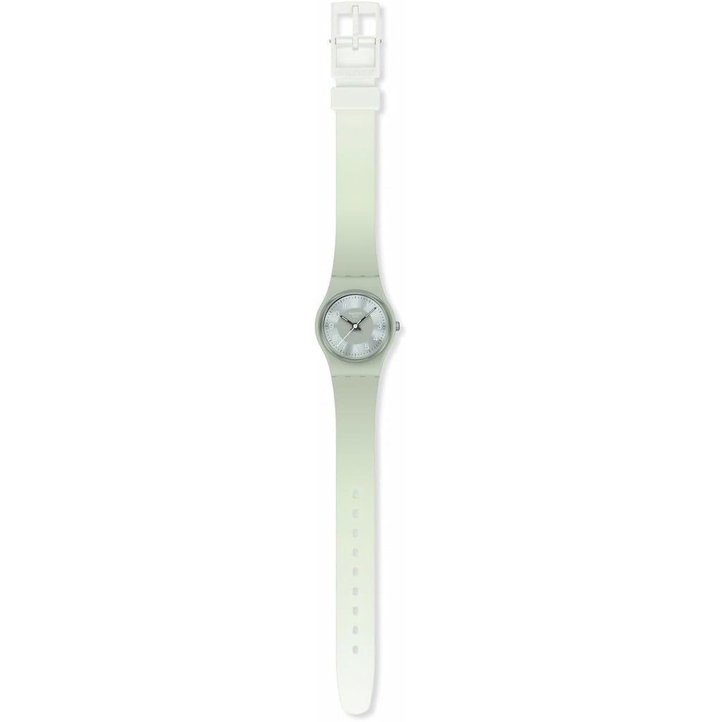 Swatch Lady Women'S Watch Casual Polymer Green Quartz Waterproof Serenity Of Sage