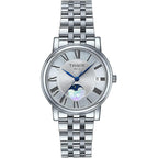 Tissot Womens Tissot Carson Premium Lady Moonphase Swiss Quartz Watch, Grey, Stainless Steel, 16 (T1222231103300)