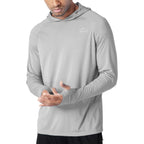 Willit Men'S Upf 50+ Sun Protection Hoodie Lightweight Long Sleeve Fishing Shirt Loose Fit Swim Rash Guard