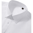 Men'S Dress Shirts Long Sleeve Stretch Wrinkle Free Wedding Formal Business Button Down Shirt