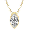 FRIENDLY DIAMONDS 0.75 Carat - 6 Carat IGI Certified Lab Grown Diamond | Globe Slider Lab Diamond Necklace In 14K Or 18K White, Yellow Or Rose Gold | EF-VS Quality