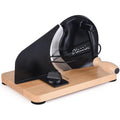 Manual Bread Slicer For Homemade Sourdough Bread, Hand Crank Bread Slicer With Scale Line, Metal Guide & Adjustable Thickness Bread Loaf Slicer, Sharp Blade Bread Cutter For Sourdough Bread (Black)