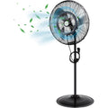 Hykolity 20" Outdoor Pedestal Oscillating Misting Fan, High-Velocity Patio Misting Fan With 3-Speed For Outside, Waterproof Tilting Fan With Mists For Outdoor Cooling