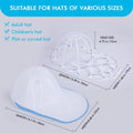 Hat Washer Cage Hats Cleaner, 4Pcs (2 Cages + 2 Bags) Hat Washer For Washing Machine,Suitable For Washing Machines Or Dishwashers, Various Sizes Of Flat And Curved Baseball Cap Cleaning Machines