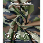 Justblanks Men'S Camouflage Tee Shirts - 100% Cotton Short-Sleeve T- Shirt - Military Camo Crewneck Shirt For Men