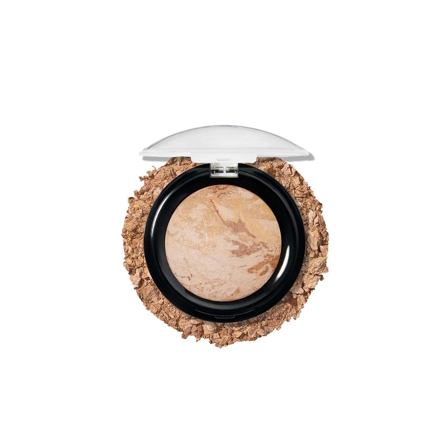 LAURA GELLER NEW YORK Award-Winning Baked Balance-n-Brighten To Go Travel Size Color Correcting Powder Foundation - Medium - Buildable Light to Medium Coverage - Demi-Matte Natural Finish