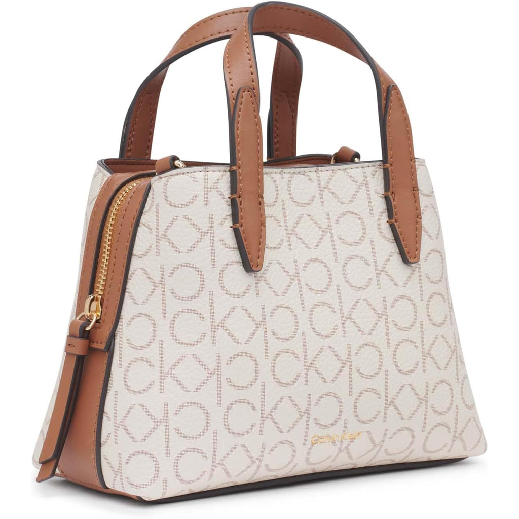 Calvin Klein Women's Millie 2 in 1 Triple Compartment Mini Satchel Crossbody