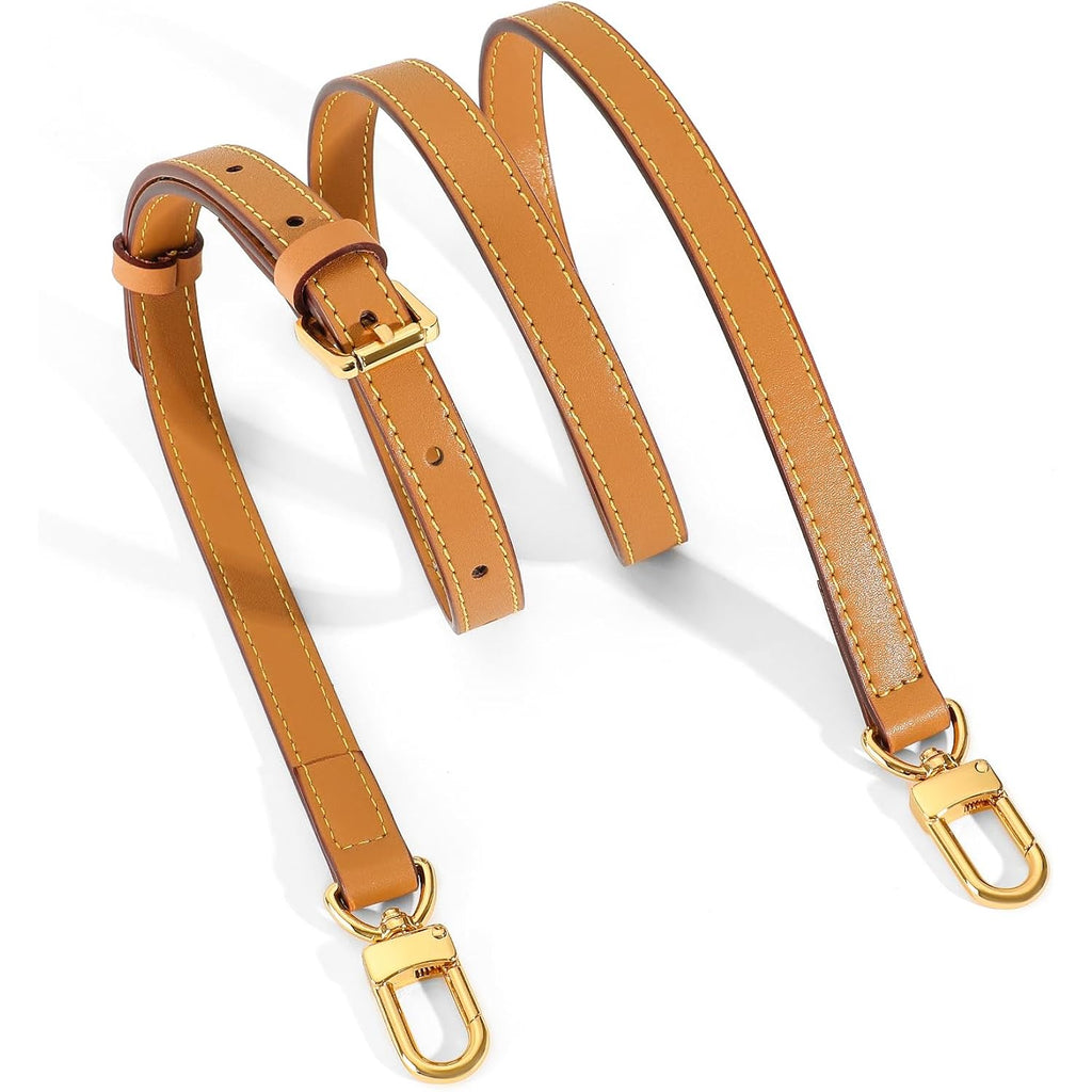 Vachetta Leather Replacement Adjustable Shoulder Strap For L V Handbag Replacement Bag Strap