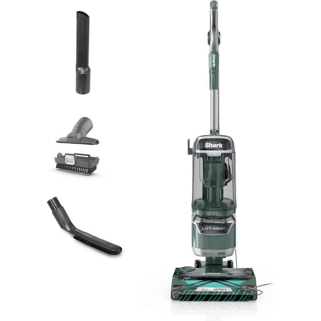 Shark Detect Pro Lift-Away Adv Bagless Upright Vacuum With Duoclean Detect, Hepa Filter, Anti-Allergen, Powerful Suction, And Odor Neutralizer Technology, Evergreen, La802
