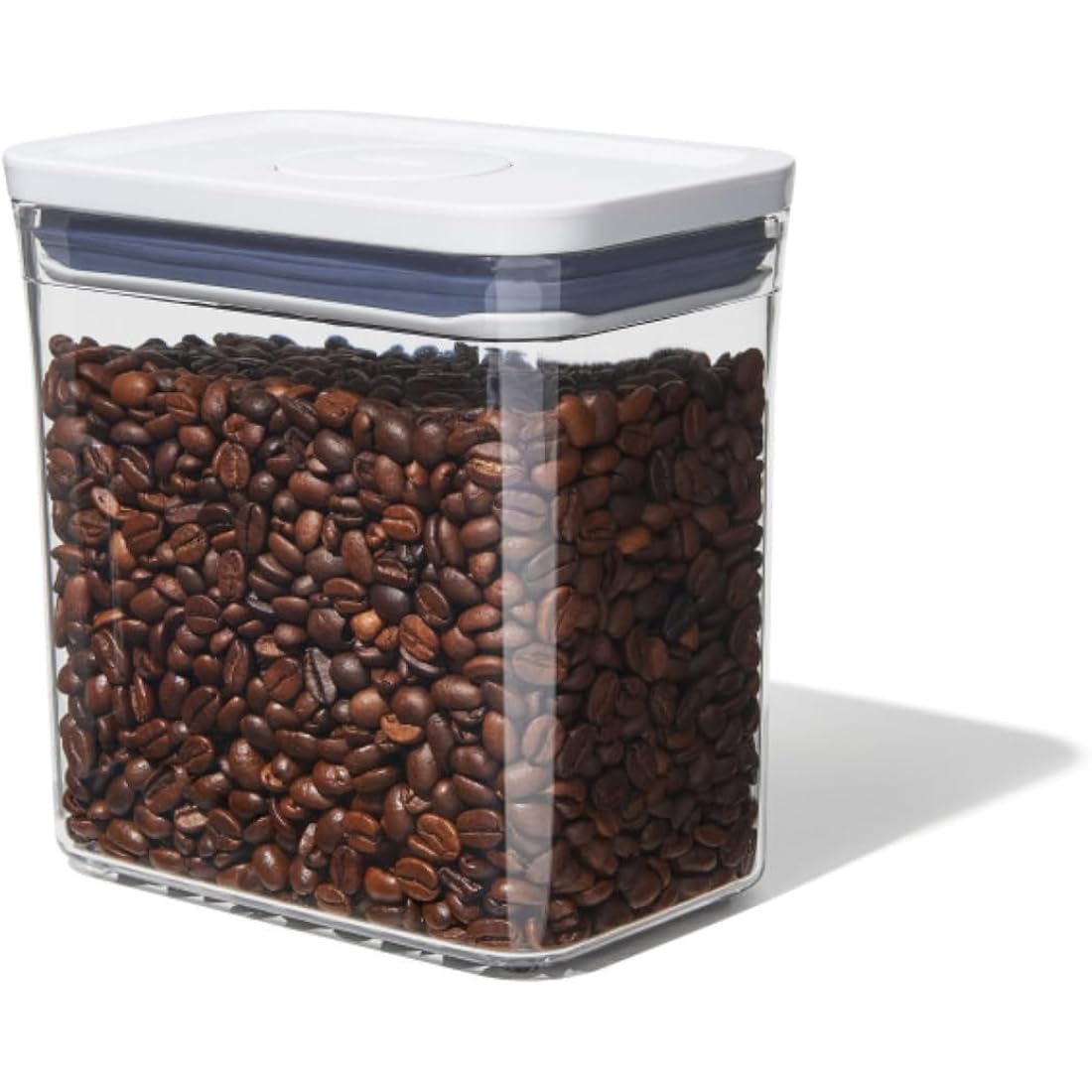 Oxo Good Grips Pop Container – Airtight 1.7 Qt For Coffee And More Food Storage, Rectangle, Clear