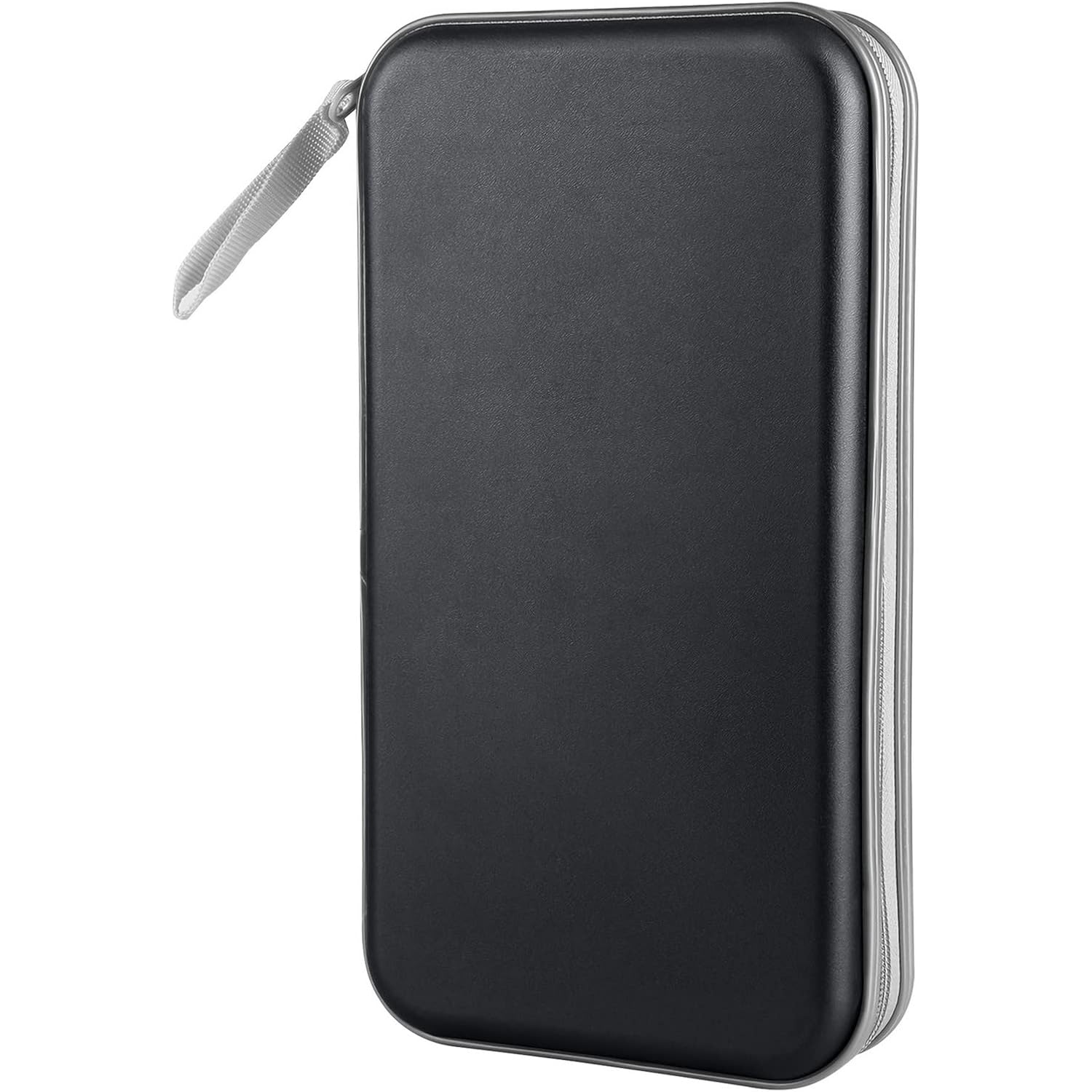 Siveit CD Case, DVD Case Holder 96 Capacity Hard Plastic CD DVD Disc Cases Storage Binder Wallet for Car Home Office Travel (Black)
