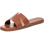 Kidmi Women'S Dressy Flat Sandals, Comfortable Slip On Summer Slides, Fashion Open Toe Casual Sandals