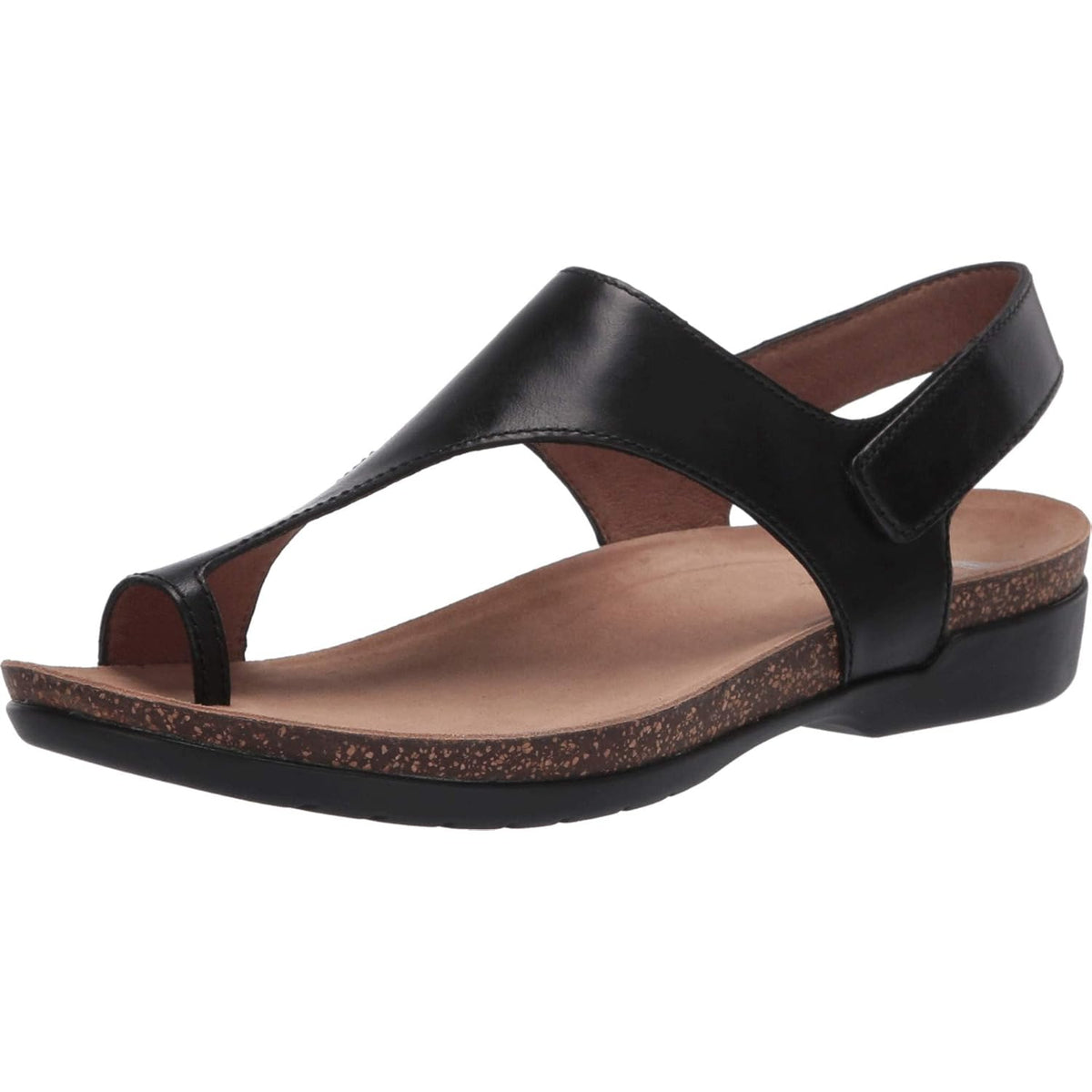 Dansko Reece Sandal For Women – Memory Foam And Cork Footbed For Comfort And Arch Support – Lightweight Rubber Outsole For Long-Lasting Wear With Hook & Loop Strap