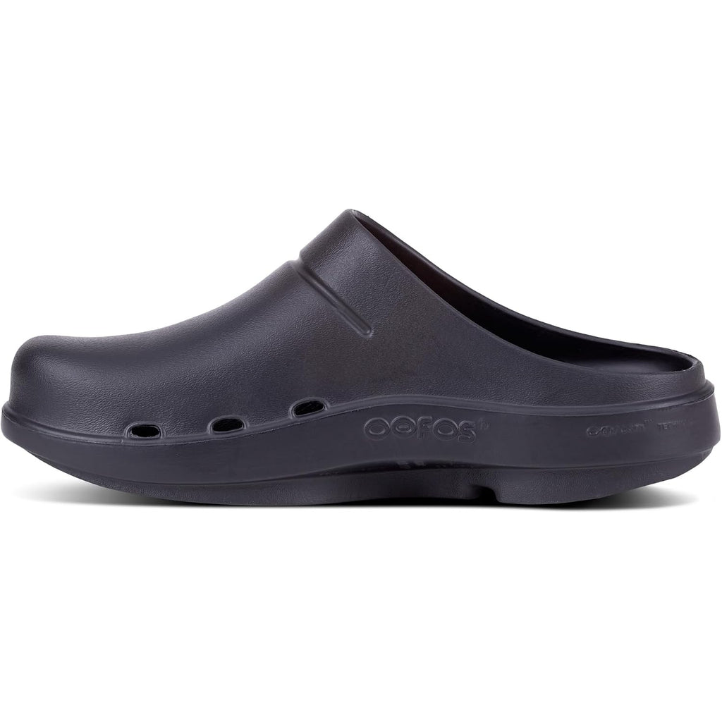 Oofos Oocloog Recovery Clog, Black - Women’S Size 8, Men’S Size 6