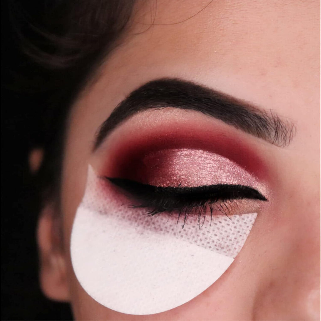 Tailaimei 120 Pcs Eyeshadow Shields, Eyeshadow Stencil For Prevent Makeup Residue, Lint Free Gel Pad For Eyeliner, Eyelash Extensions And Lip Makeup