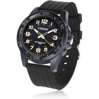 100M Waterproof Watch For Swimming, Easy Read Unisex Analog Watch, Second Hand Diver Analog Watch Men, 45Mm Diameter