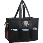 ABAMERICA Nurse Bags for Work Nursing Bag Multiple Pockets Waterproof Organizing Zip Top Clinical Bag for Nursing Students