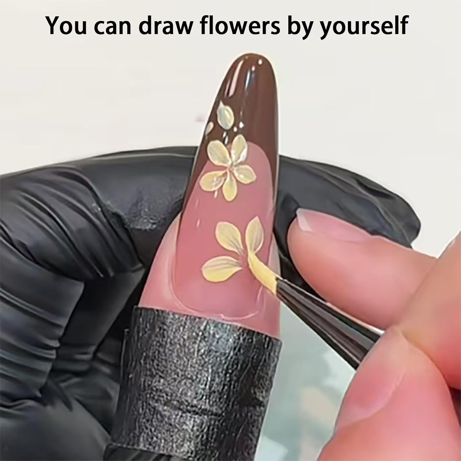 1 pcs Nail Drawing Pen for Nail Design, Nail Brush for Drawing Petals and Butterflies