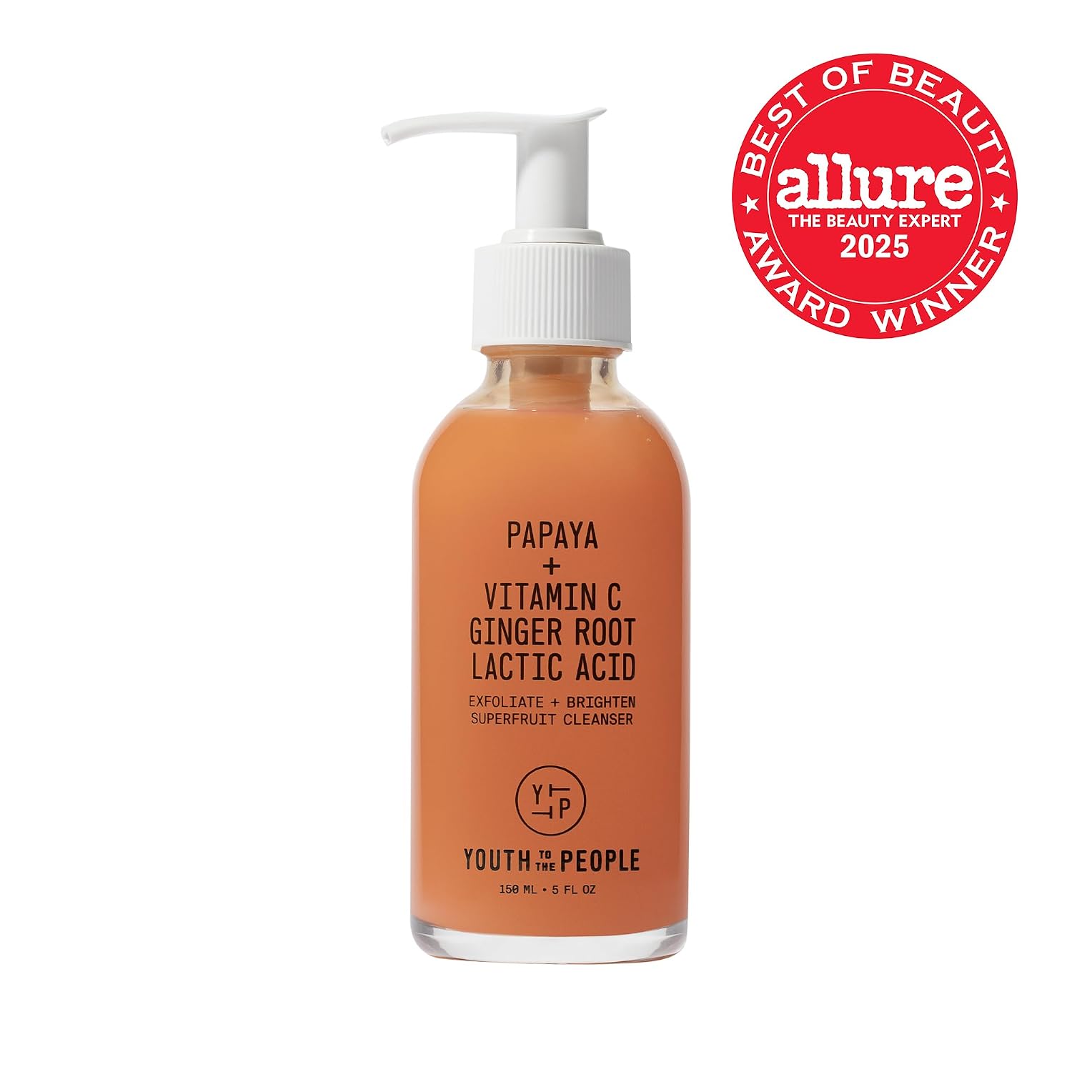 Youth To The People Superfruit Facial Cleanser - Papaya + Vitamin C Gentle Exfoliating Face Wash, Cellular Skin Renewal With Aha + Bha, Evens Skin Tone & Texture For Soft + Radiant Skin, Sulfate-Free