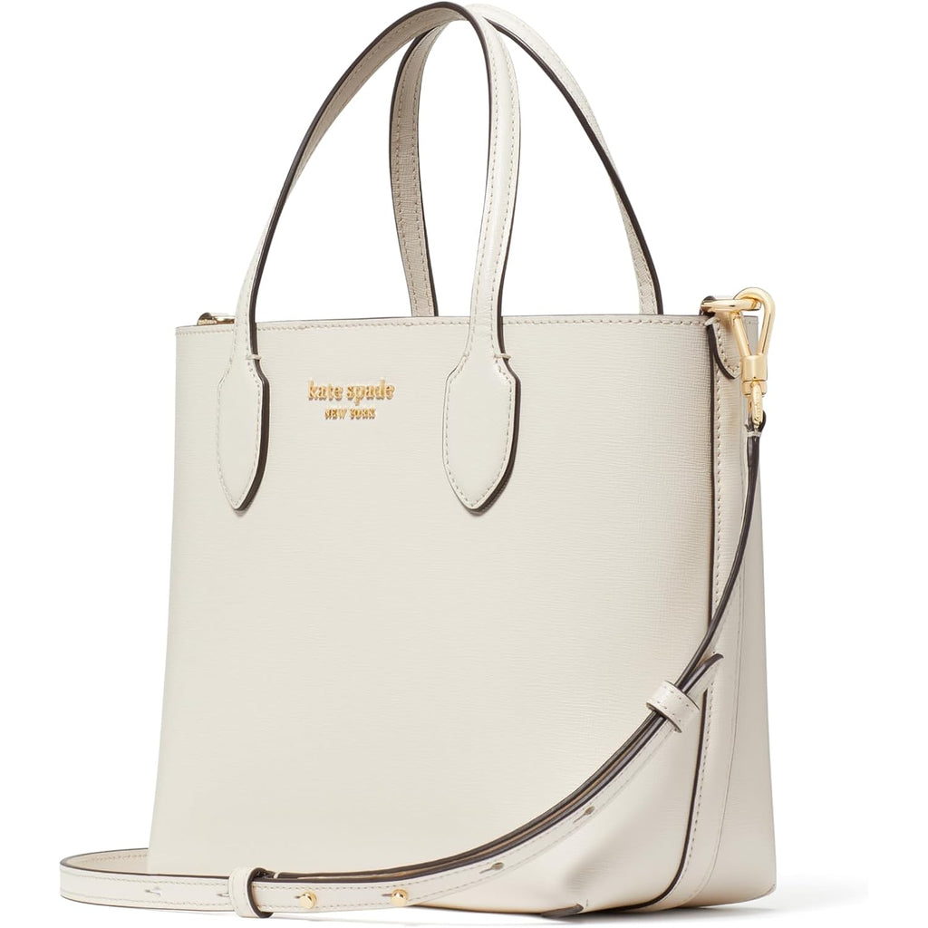 kate spade new york Medium Bleecker Saffiano Leather Crossbody, Parchment