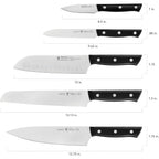 HENCKELS Dynamic Razor-Sharp 5-Piece Kitchen Knife Set, German Engineered Informed by 100+ Years of Mastery