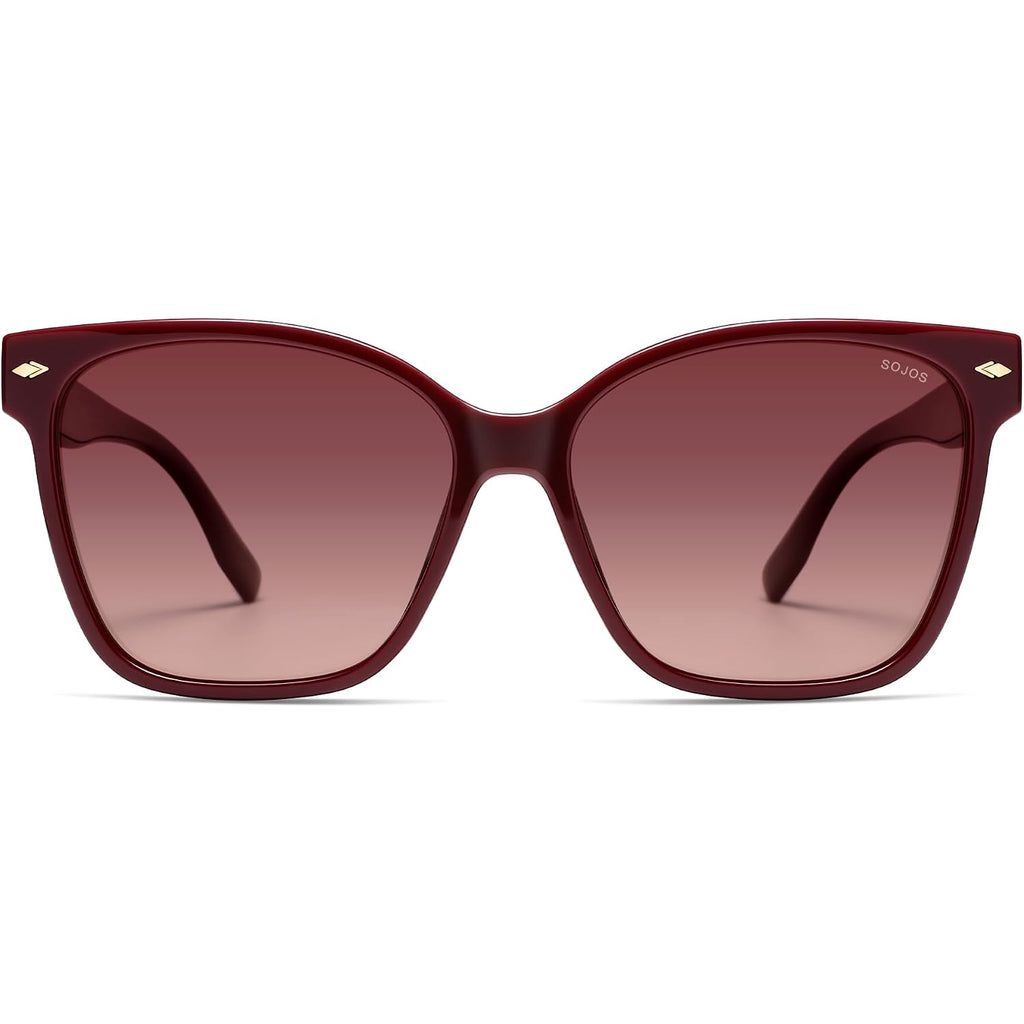 Sojos Trendy Square Oversized Polarized Sunglasses Women Sj2682 | Retro Womens Shade Sj2682