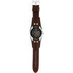 Fossil Men'S Watch, Coachman Quartz Stainless Steel And Chronograph Leather Watch For Men