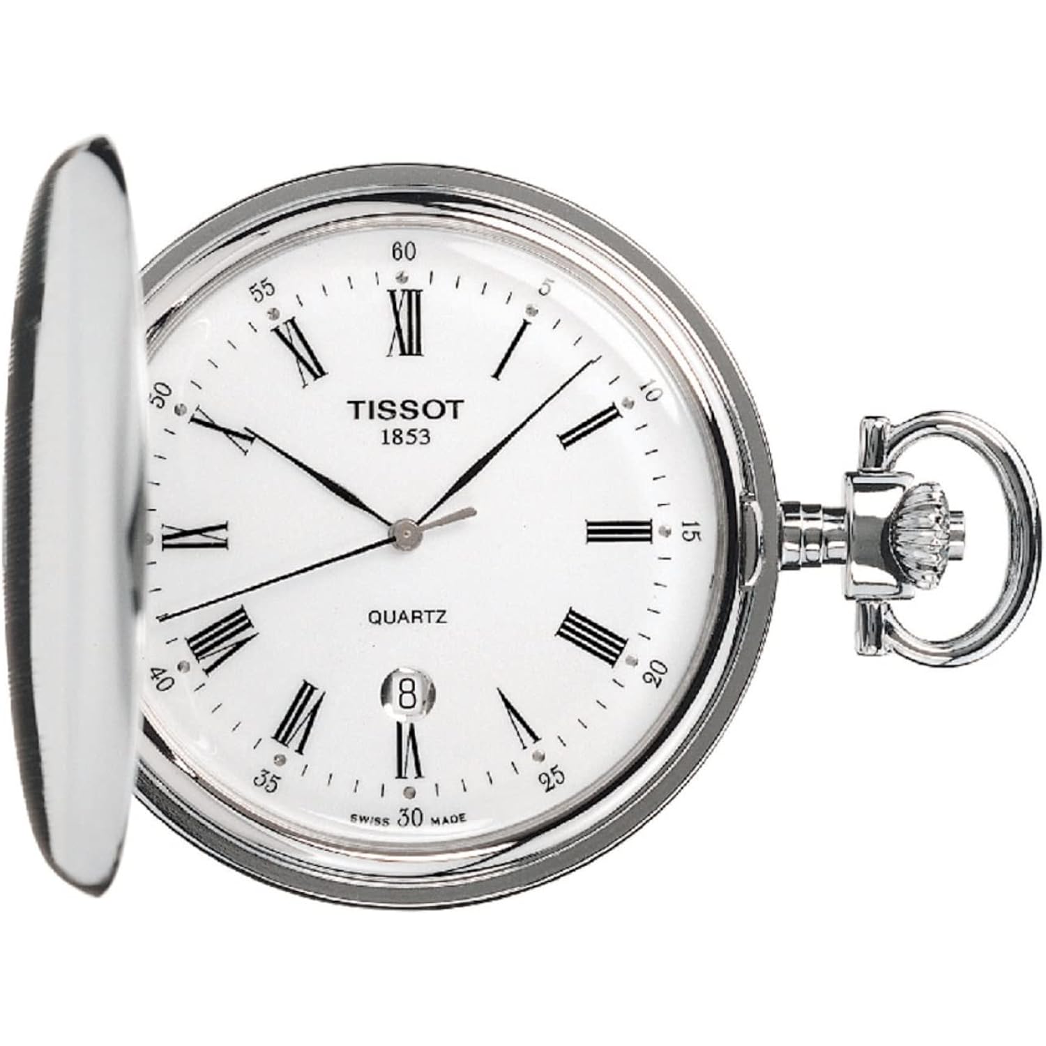 Tissot Unisex-Adult Savonnettes Quartz Stainless Steel Specialities Silver T83655313