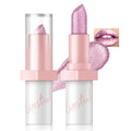 Hosaily Metallic Pink Frost Glitter Lipstick For Women, Long Lasting High Shine Diamond Creamy Nude Light Pink Lipstick Transfer Proof,Shimmer High Impact Full Coverage Non Stick Cup Lip Makeup#1