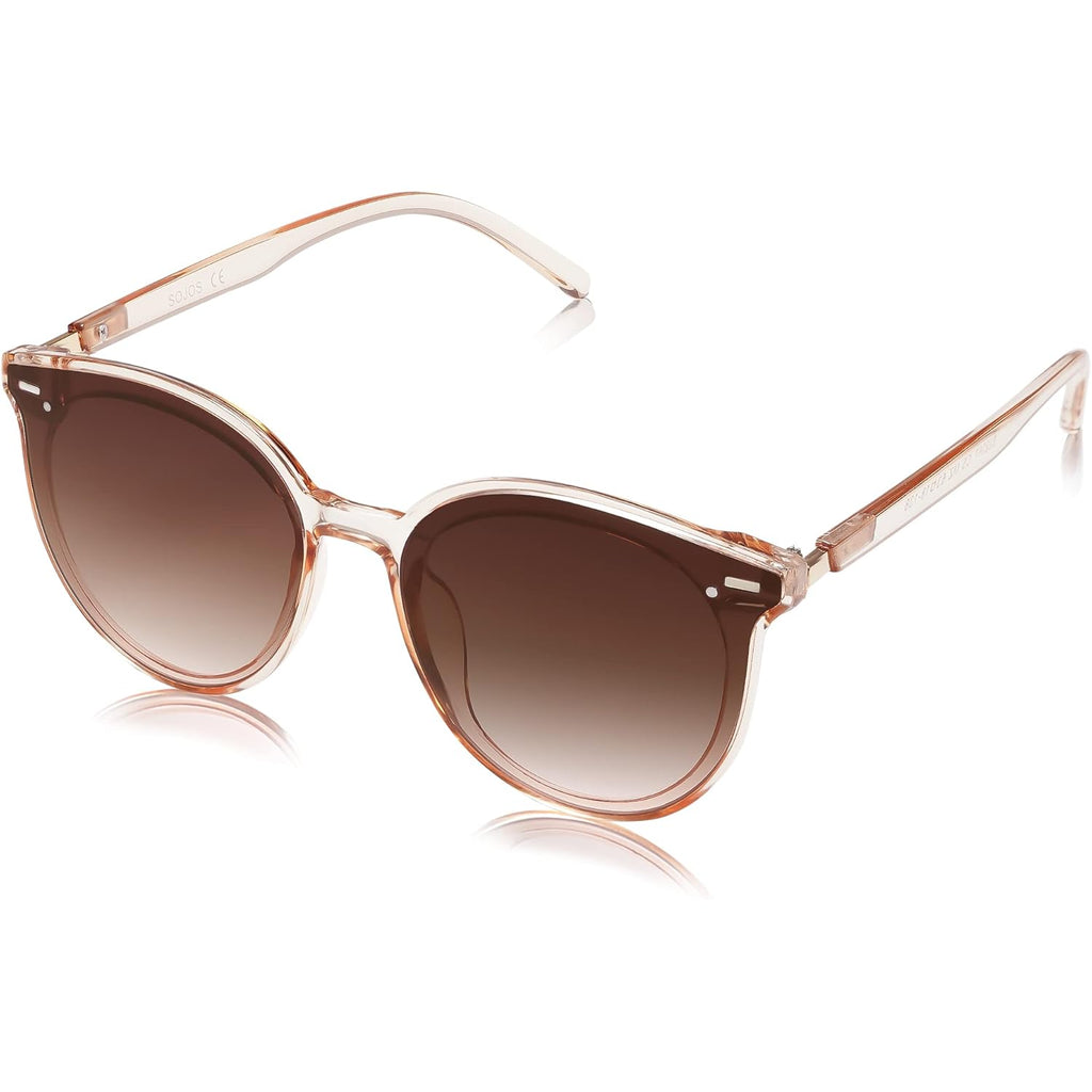 SOJOS Sunglasses Womens Trendy 2025 Classic Round Retro Vintage Shades Large Frame Sunnies SJ2067