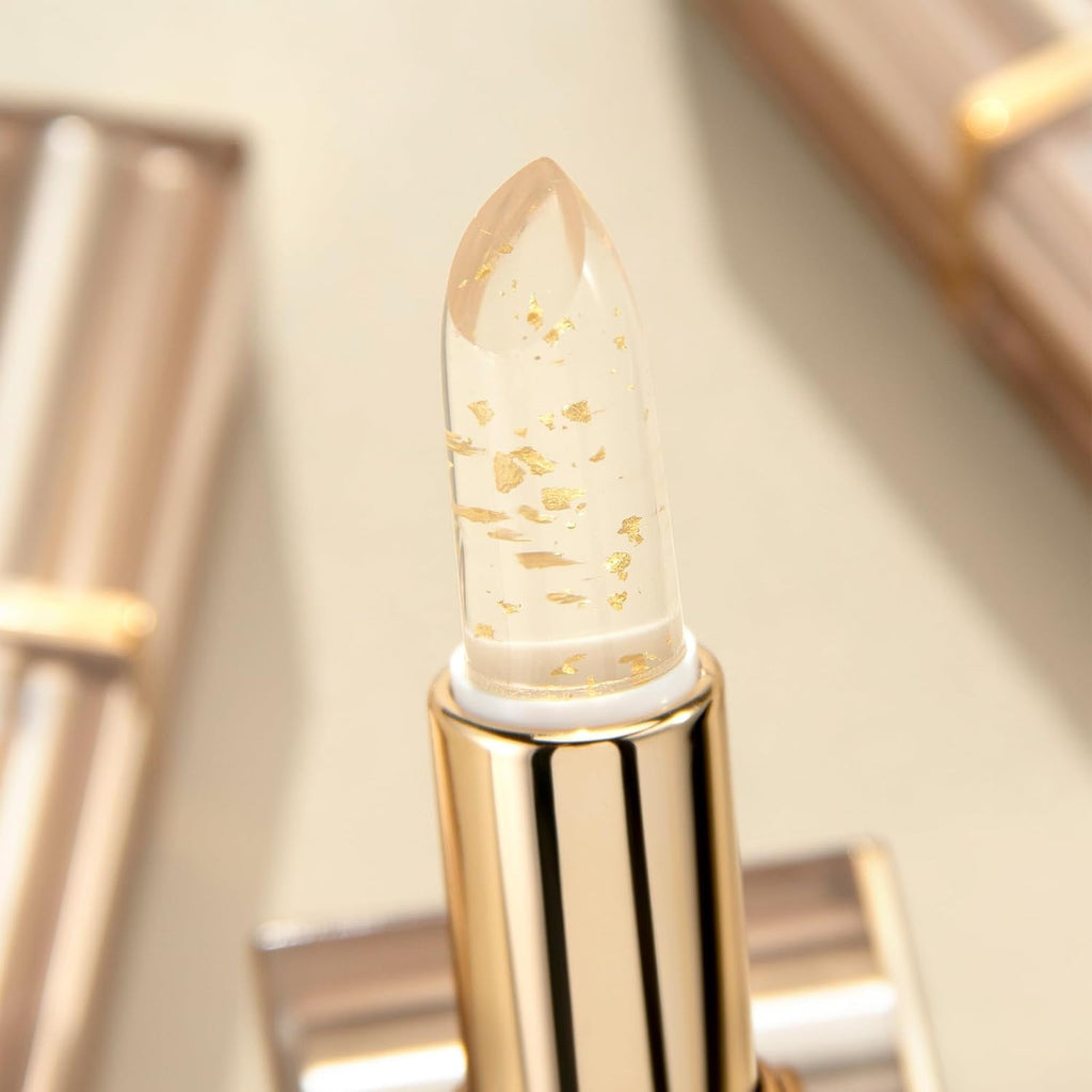 BANGFENG Color Changing Lipstick for Older Women – Clear pH Lip Stick Changes to Natural Pink Tint, Long Lasting 24H Moisturizing Glossy Lip Balm, True Tone PH Adjusting Lipstick, Hydrating Lip Gloss