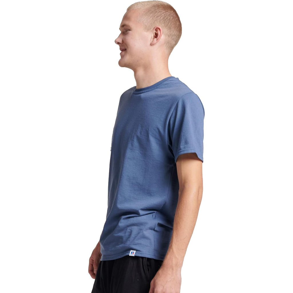 Russell Athletic Mens Dri-Power Short Sleeve Tees, Moisture Wicking, Odor Protection, Upf 30+, Sizes S-4X