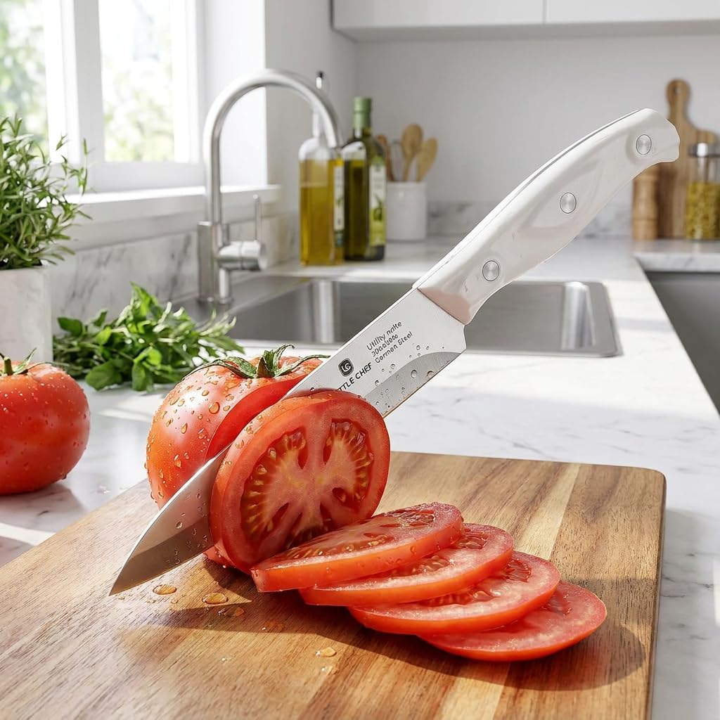 3Pcs Chef Knife, Ultra Sharp Kitchen Knife, High Carbon Stainless Steel Chef Knife Set
