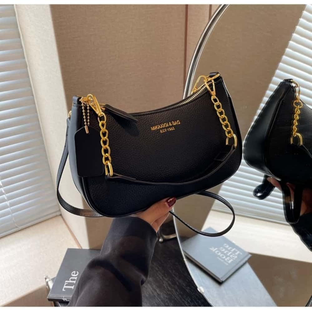 Crossbody Bags For Women Trendy Crescent Shoulder Underarm Small Purse Retro Classic Hobo Clutch Handbag Fashion Y2K