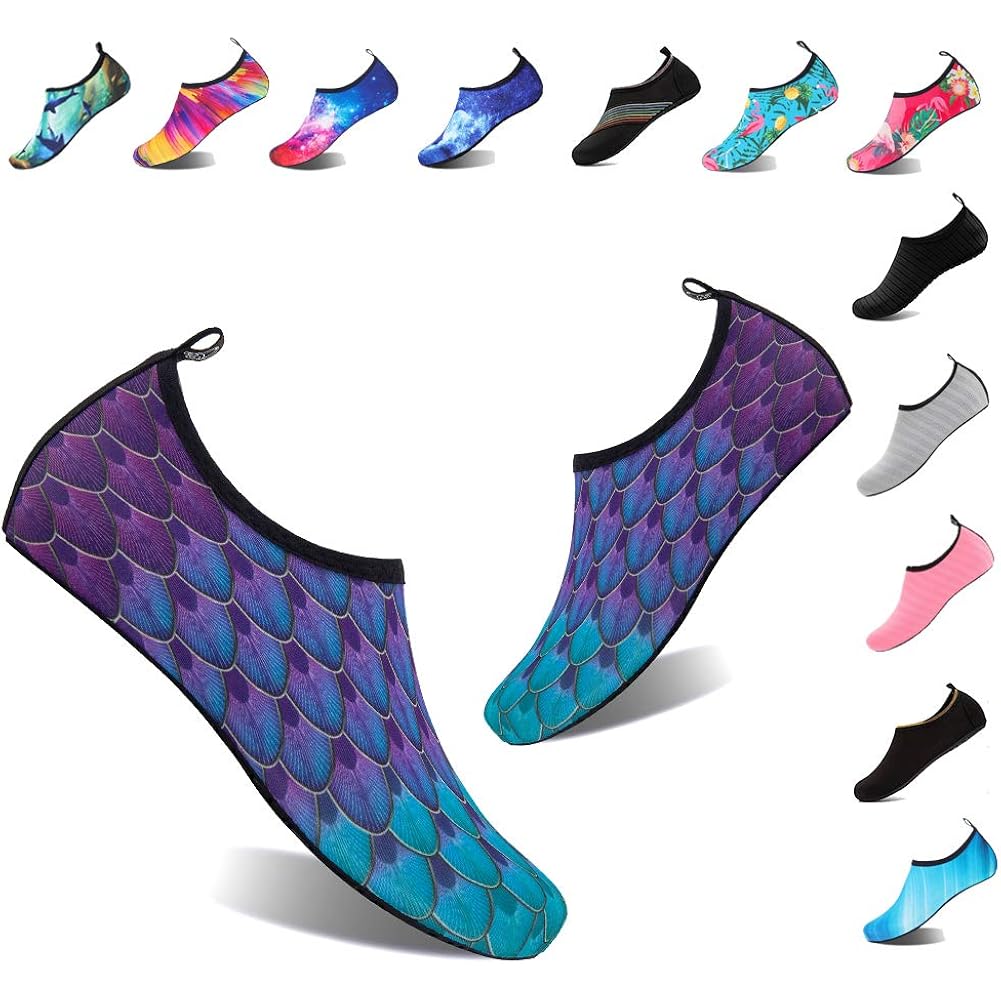 Yalox Water Shoes Women'S Men'S Outdoor Beach Swimming Aqua Socks Quick-Dry Barefoot Shoes Surfing Yoga Pool Exercise