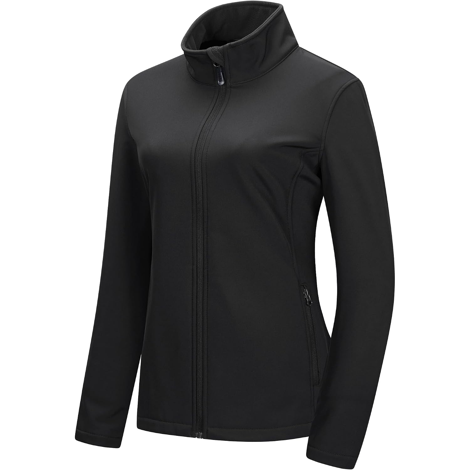 33,000Ft Women'S Lightweight Softshell Jacket Fleece Lined Windbreaker Waterproof Warm Jacket For Running Golf Hiking
