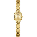 Small Elegant Womens Quartz Watch, Japanese Movement, Classic Vintage Ladies Dress Watch, Water Resistant, Adjustable Bracelet with Tool