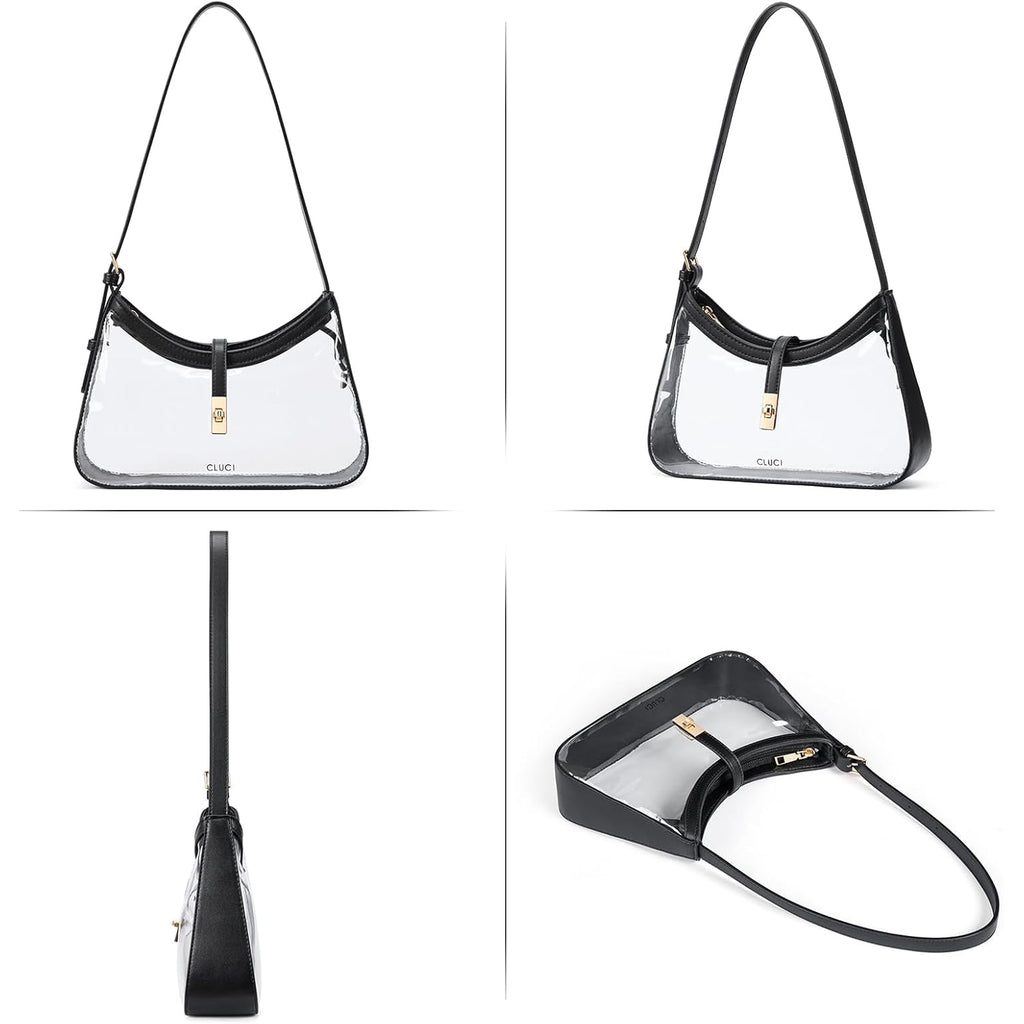 CLUCI Shoulder Bag for Women, Purses for Women, Handbag Hobo Bags Vegan Leather Crossbody Purse with Adjustable Strap